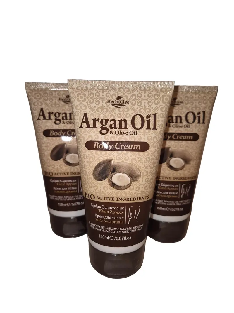 Voordeelpakket 3 stuks Argan Oil Body Cream -150 ml OP=OP