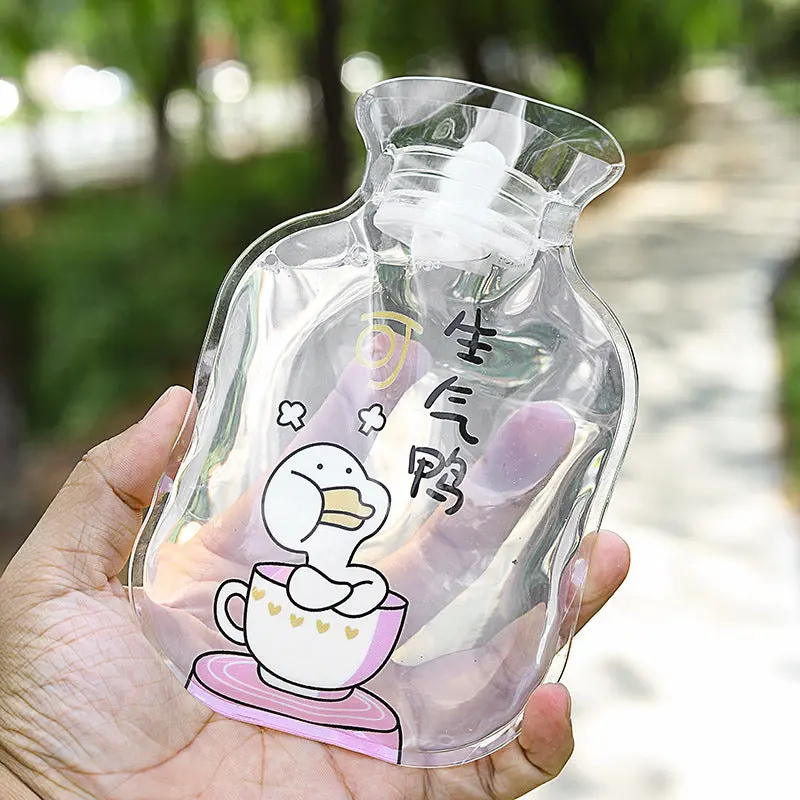 Wärmflasche mit Tiermotiv | BPA-freie Wärmflasche mit kreativem Tierdesign für Zuhause, Büro, Reisen und kalte Winterabende