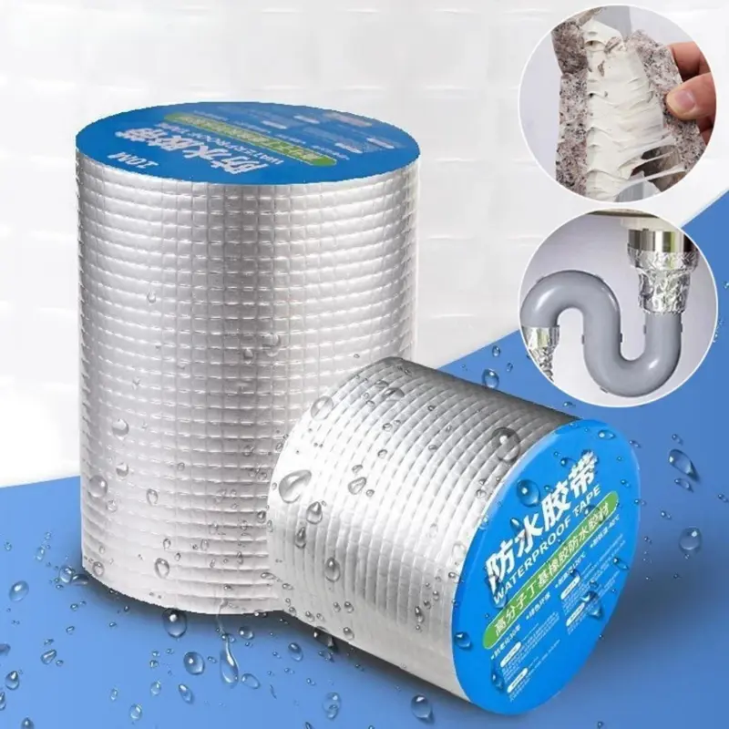 Wasserdichtes Reparatur- & Dichtband | Starke Haftung auf Metall, Kunststoff & Beton | UV-/Wetterfest für Innen & Außen (1+1 Set)