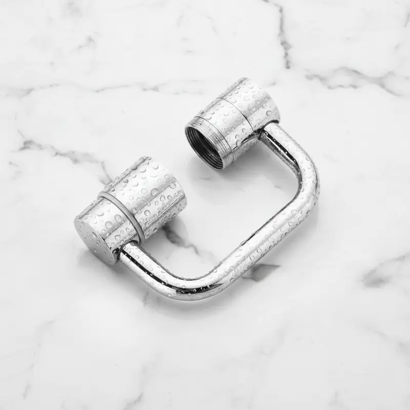 Wasserhahn-Aufsatz 1080° drehbar für Spüle – HydroTwist | 2 Sprühmodi, spritzarm | Werkzeugfrei in 30 Sek. montiert