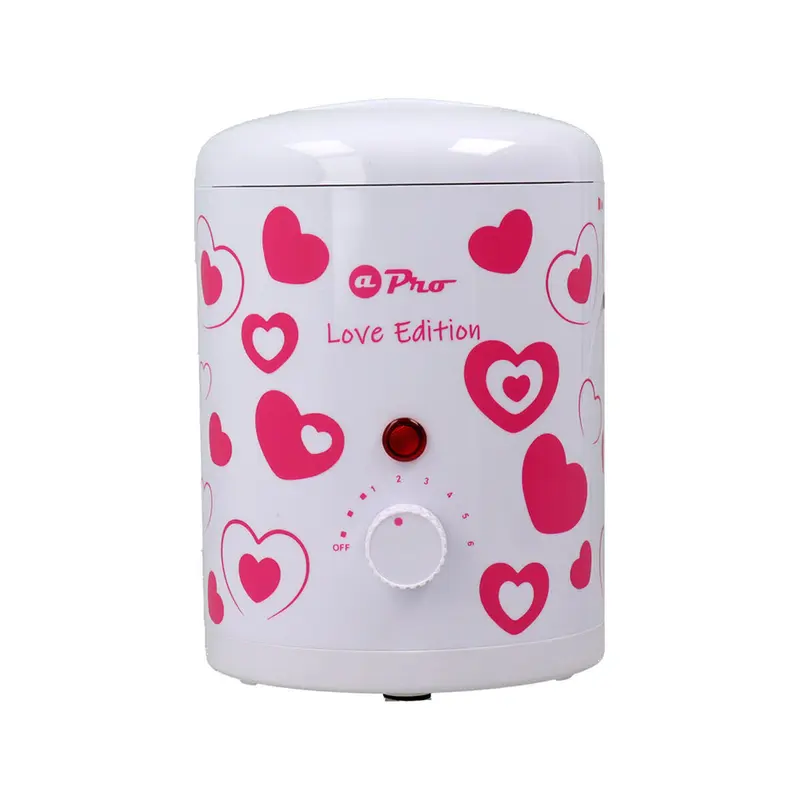 Waxverwarmer Albi Pro Mini 165 ml Wit Hartjes