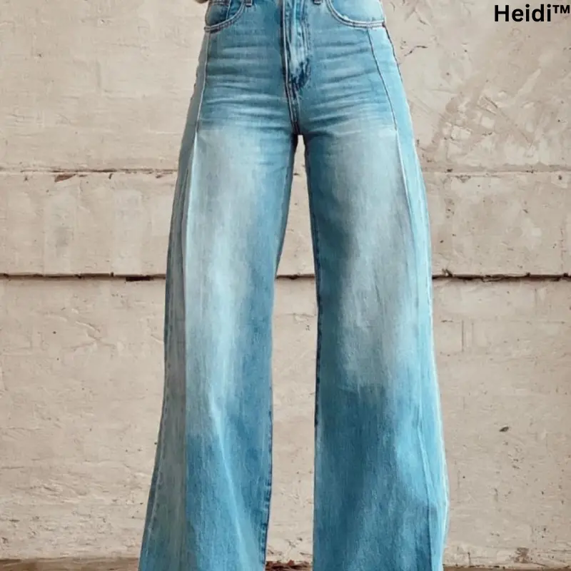 Weite Damenhose mit hohem Bund | Mühelose Eleganz & Komfort | Eleganter Retro-Stil