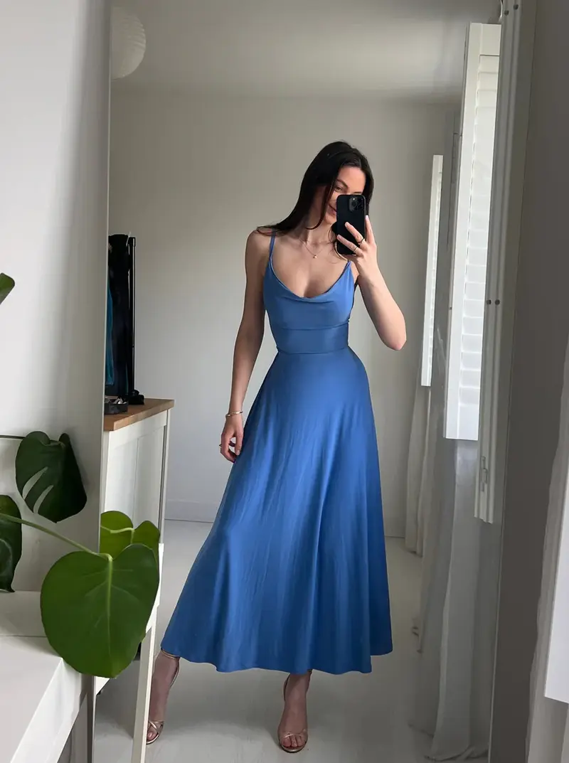 Wendekleid 2-in-1 mit Korsett-Schnürung | Doppellagig & nicht durchsichtig | Integrierter BH, drapiertes Dekolleté, knitterfrei