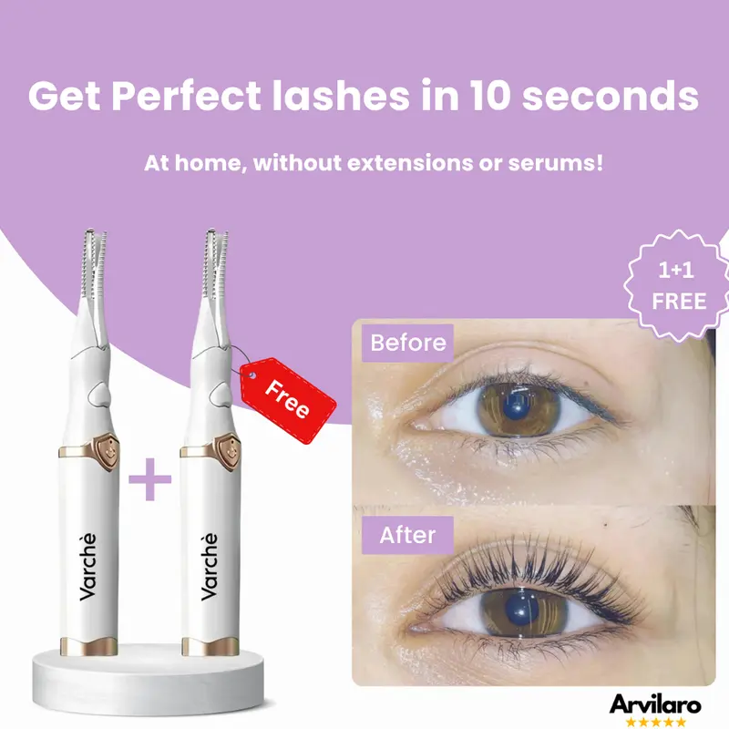 Wimpernzange aus Edelstahl mit weichen Silikonpads – LushLift Pro Curler für ganztägigen Schwung | Für alle Augenformen | Schmerzfrei