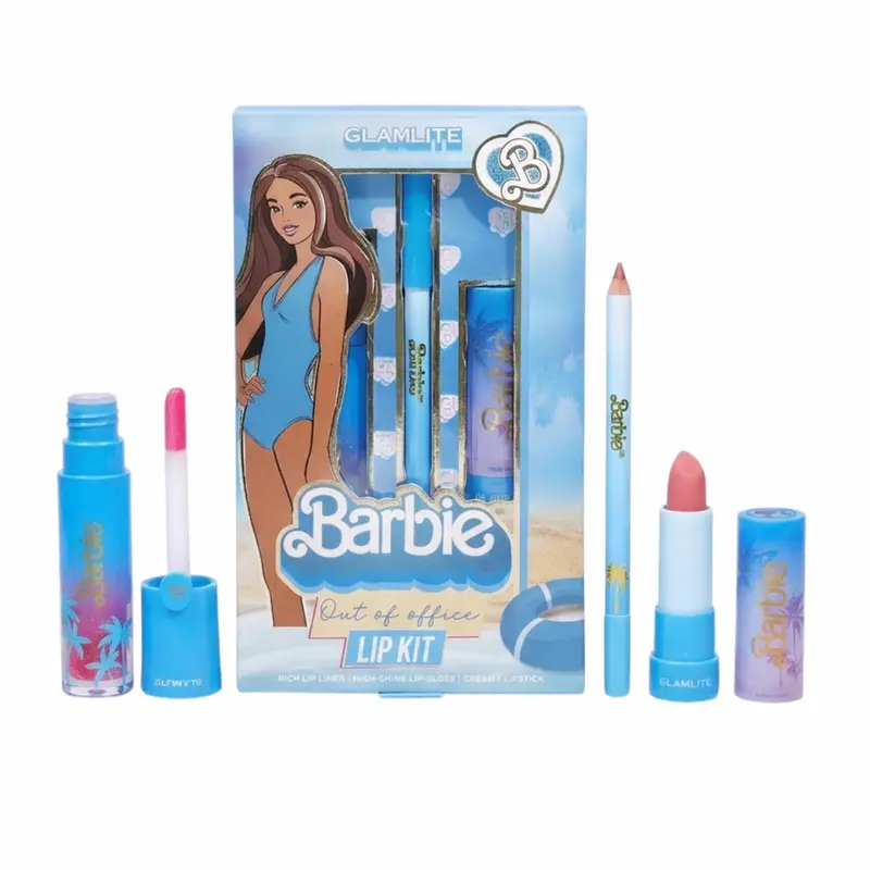 x Barbie Out Of Office Lip Kit