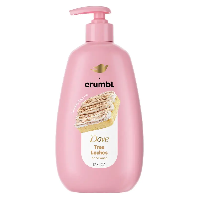 x Crumbl Limited Edition Liquid Hand Soap Tres Leches