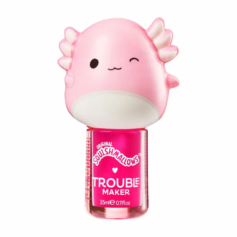 X Squishmallows Archie The Axolotl Melt Down Lip Oil With Snug