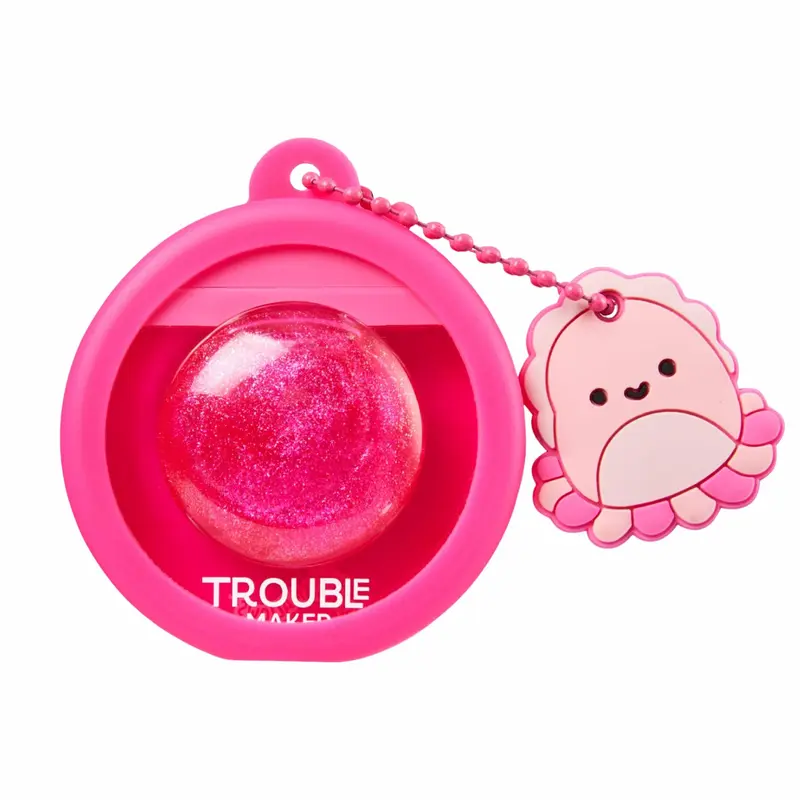 X Squishmallows Auggie The Cuttlefish Pink Bubble Trouble With Snug