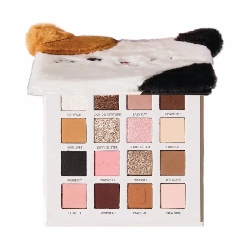 X Squishmallows Cam The Cat Fluffy Neutrals Palette