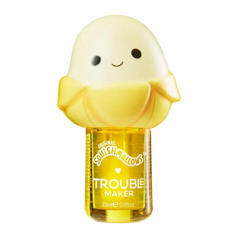 X Squishmallows Junie The Banana Melt Down Lip Oil With Snug