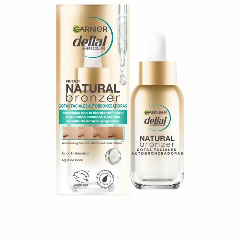 Zelfbruining vor Gezicht Garnier Natural Bronzer 30 ml