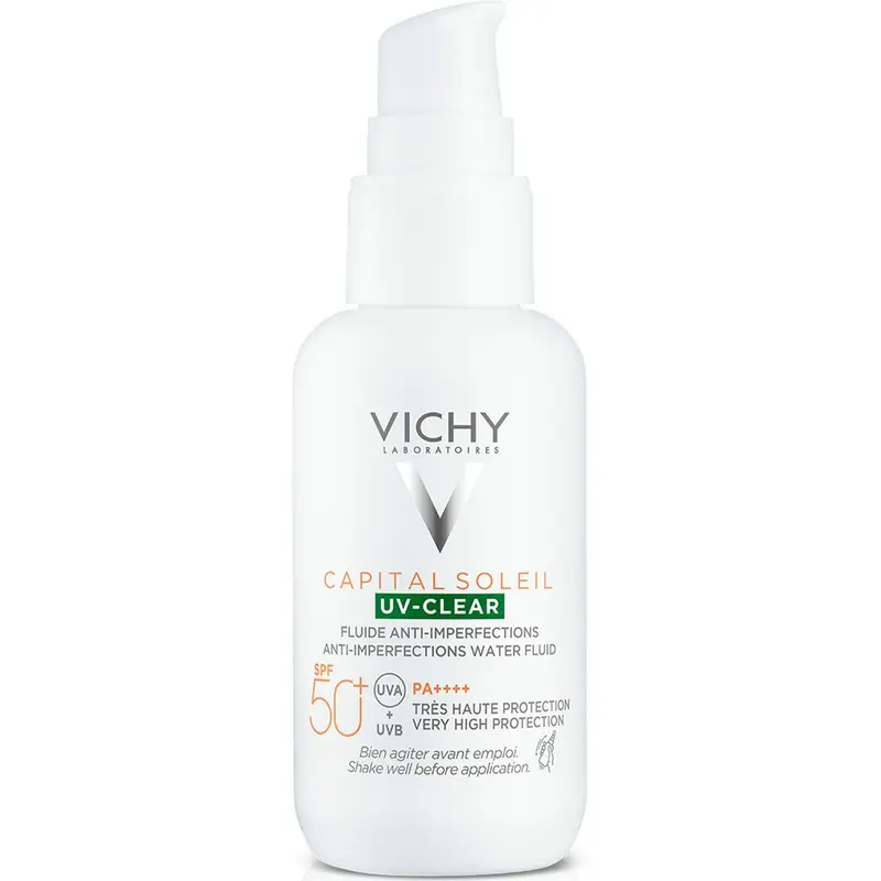 Zonnebrand Lotion Vichy Capital Soleil Uv Clear Spf 50+ 40 ml Anti-Imperfecties
