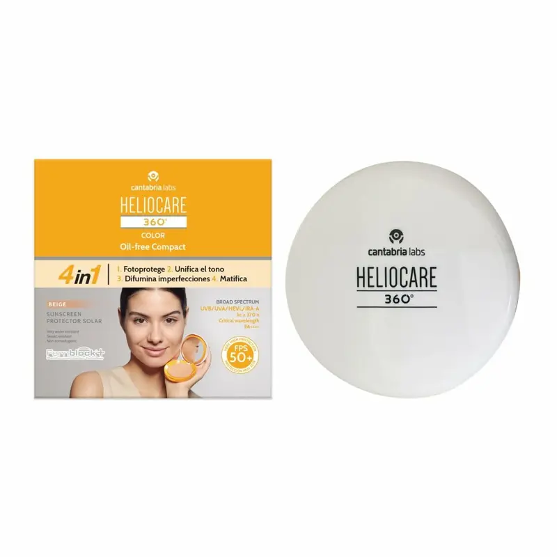 Zonnebrandcrème met Kleur Heliocare HELIOCARE 360º Beige Spf 50 10 g