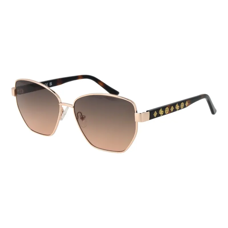Zonnebril Dames Guess GU00102 Goud Bruin Metaal Vierkant