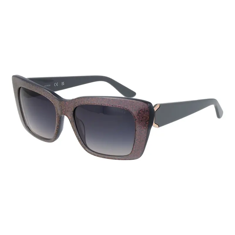 Zonnebril Heren Guess B Grijs Zilver Ø 55 mm